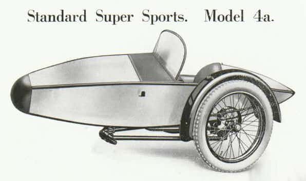 Swallow Sidecar model 4a Standard Super Sports