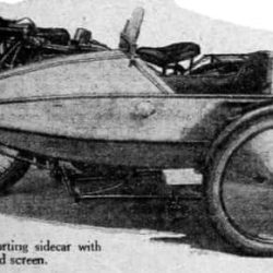 Газетная вырезка Swallow Sidecar model II