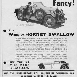 Wolseley Hornet Swallow April 1932