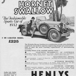 Wolseley Hornet Swallow March 1932