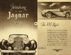 Introducing the Jaguar 1938 Range - Magazine flyer