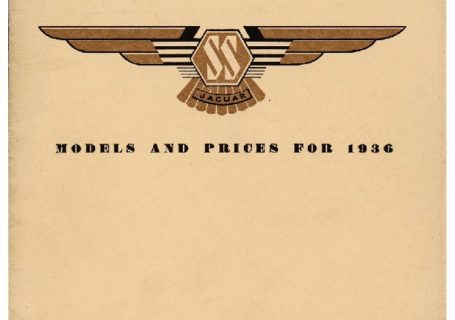 Jaguar catalogue 1936