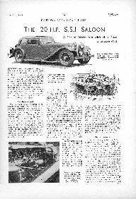 S.S.1 Saloon - The Motor - 1934