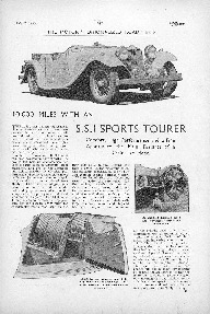 S.S.1 Sports Tourer - The Motor - 1935