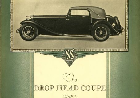 SS 1 Drop Head Coupe - catalogue 1935