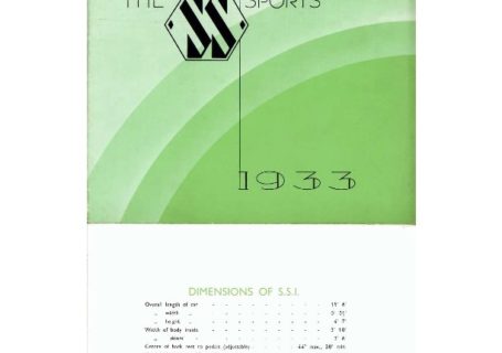SS 1, SS 2 - catalogue 1933