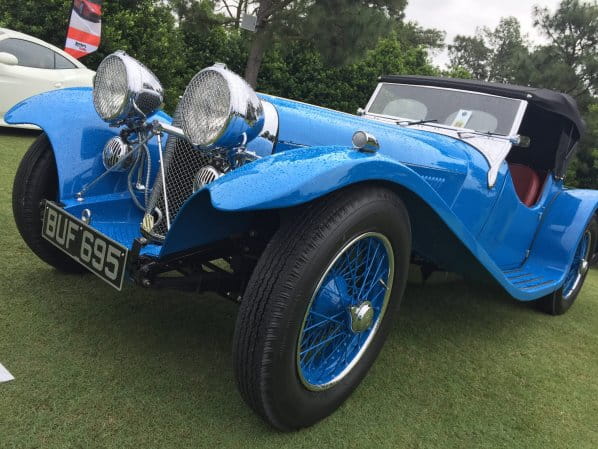 Синий SS 90 Early Jaguar