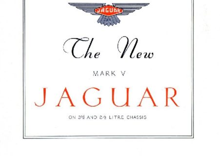 Jaguar Mk V Saloon catalogue 1948