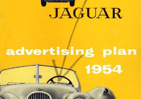 Jaguar advertising plan 1954