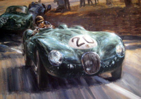 Jaguar C-Type в Ле Ман