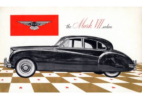 Jaguar card folder 1954
