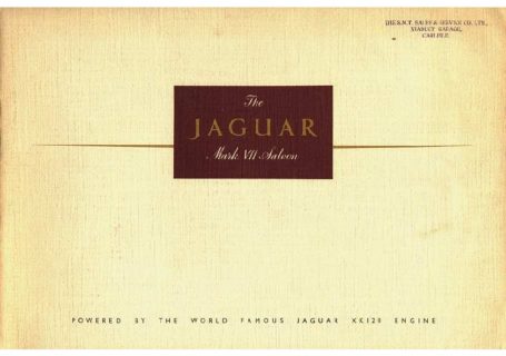 Jaguar catalogue 1951