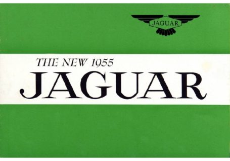 New Jaguar catalogue 1955