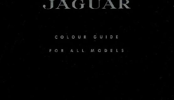 Jaguar Colour Guide 1956