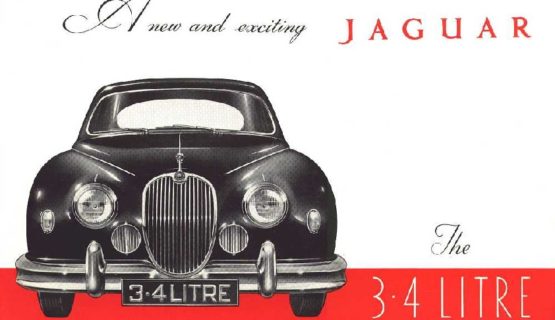 Jaguar Mk 1 3.4 Litre catalogue 1955