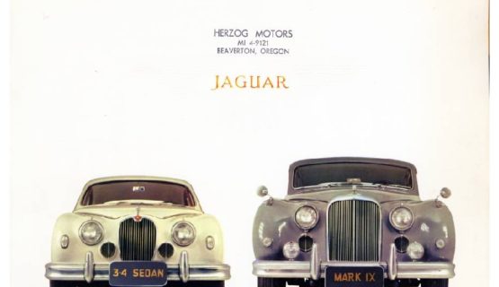 Jaguar Mk 1, Mk IX USA brochure 1959