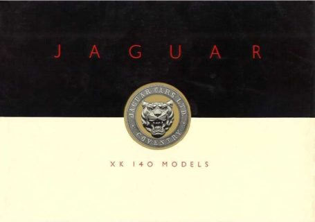Jaguar XK140 German brochure 1955