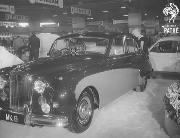 Jaguar Mk VIII on Earls Court Motor Show 1956