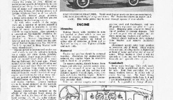 Jaguar XK150 Service Data 1960