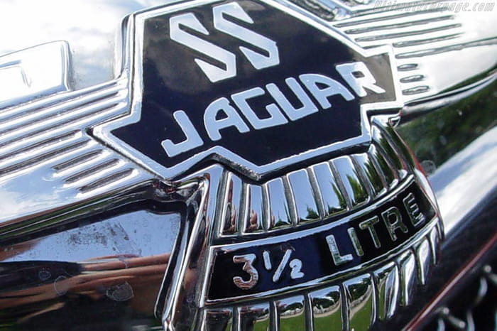SS Jaguar 100 Saoutchik Roadster mascot