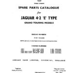 Jaguar E-Type 4.2 litre Series 1 spare parts catalogue