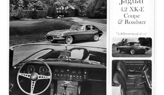 Jaguar XK-E 4.2 Coupe and Roadster (B-W) 1966