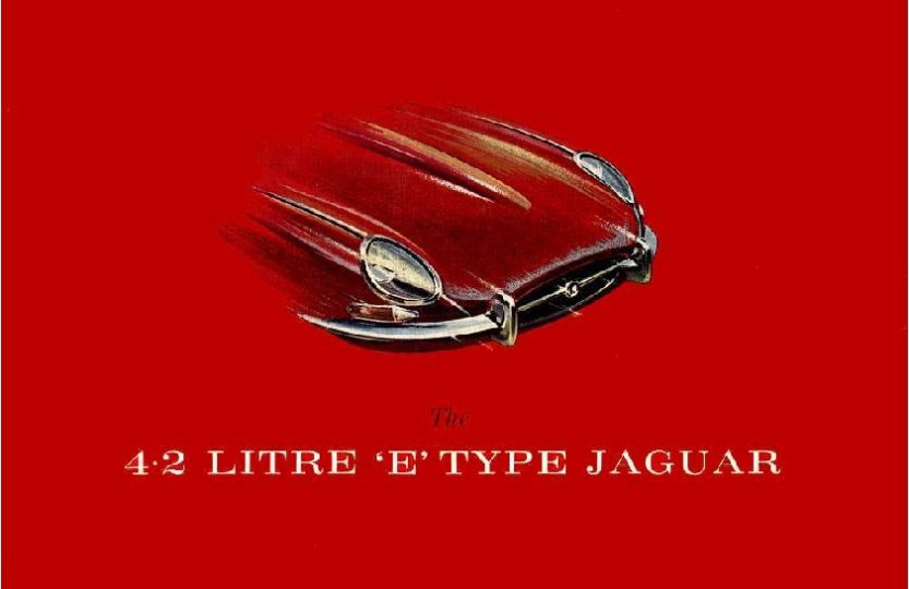 The 4.2 Litre E-Type Jaguar (red cover) 1968