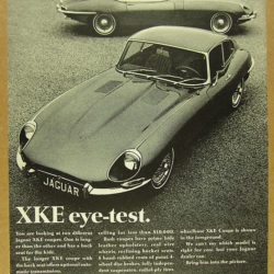 Jaguar E-Type Series 1.5 - XKE eye test