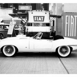 Jaguar XK-E Roadster on New-York International Auto Show 1961