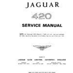 Jaguar 420 Service Manual