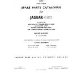 Jaguar 420 Spare Parts Catalogue