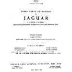 Jaguar Mk 10 4.2 Litre Spare Parts Catalogue