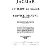 Jaguar Mk X 3.8 litre Service Manual