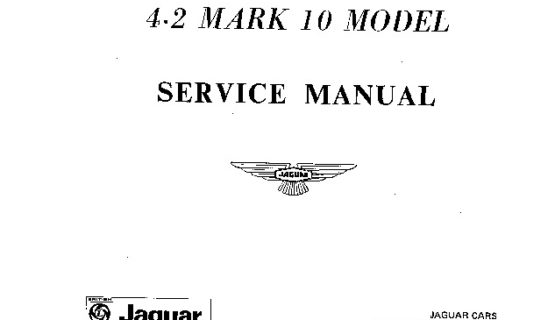 Jaguar Mk X 4.2 litre Service Manual