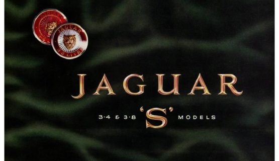 Jaguar S-Type card folder 1964