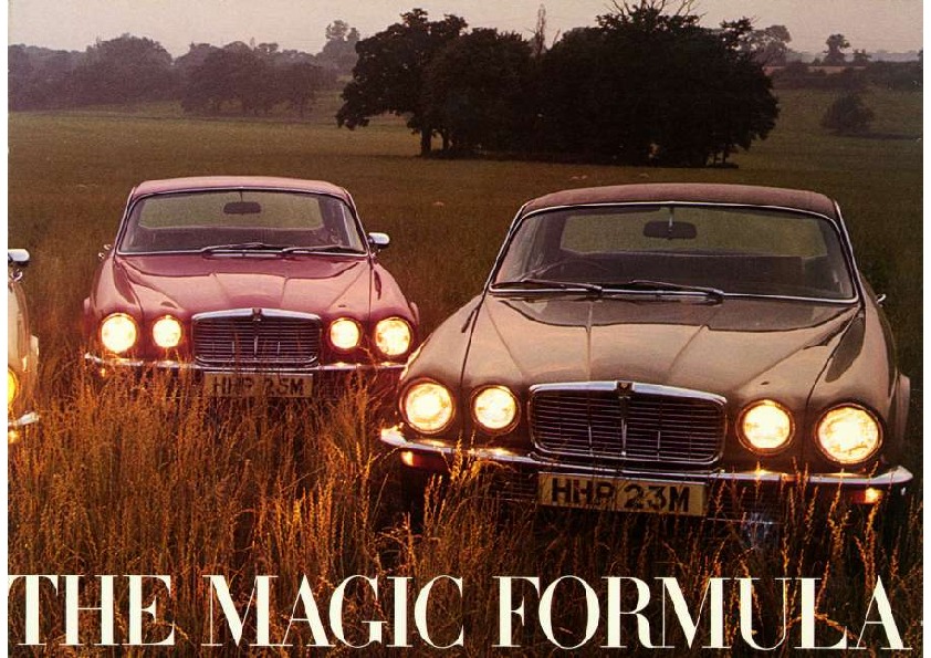Jaguar XJ Range The Magic Formula 1973