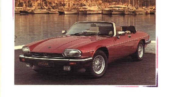 Jaguar XJ-S Convertible Salesman's Report 1988