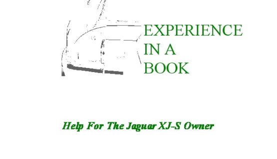 Jaguar XJ-S Experience in a book by Kirby Palm
