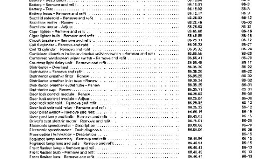 Jaguar XJ12 Electrical guide
