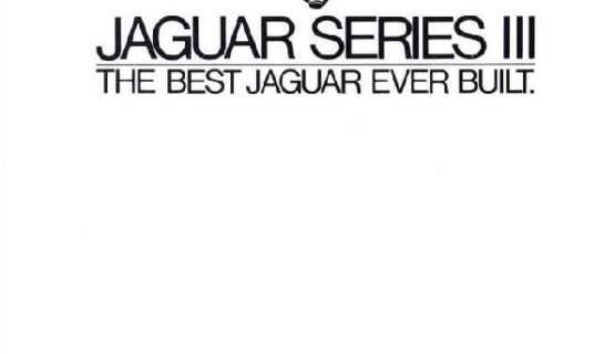 XJ Series 3 USA folder 1981