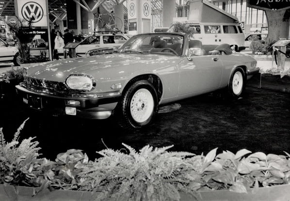 Jaguar XJ-S Convertible on Toronto International Motor Show 1989