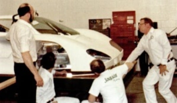 Jaguar XJR-5 body creation