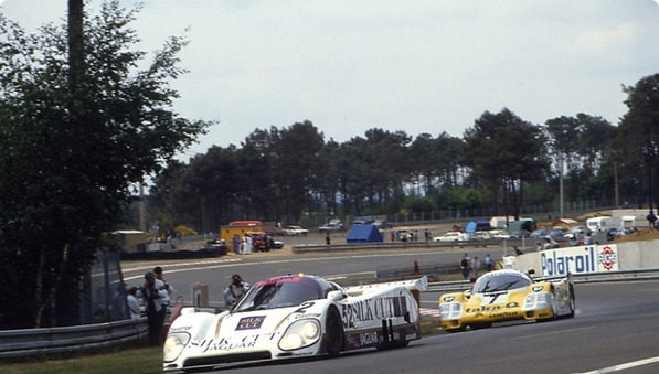 Jaguar XJR-6 Silk Cut on Le-Mans 1986