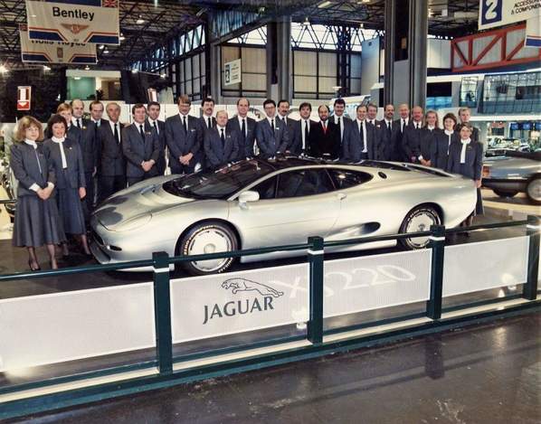 Jaguar XJ220 Concept on British International Motor Show 1988