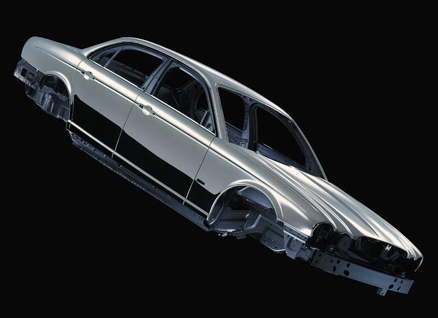 Jaguar X350 кузов из алюминия