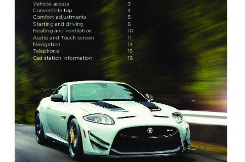 Jaguar XK X150 Краткое руководство