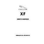 Jaguar XF Owners Handbook 2012