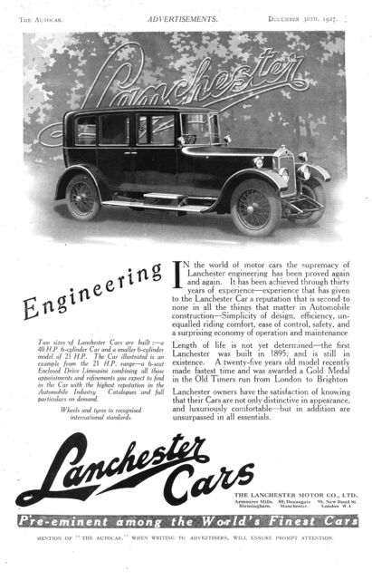 Lanchester Motor Company